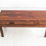 low Danish chest of 2 drawers in rosewood