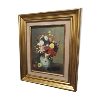 Tableau nature morte signée et encadrée