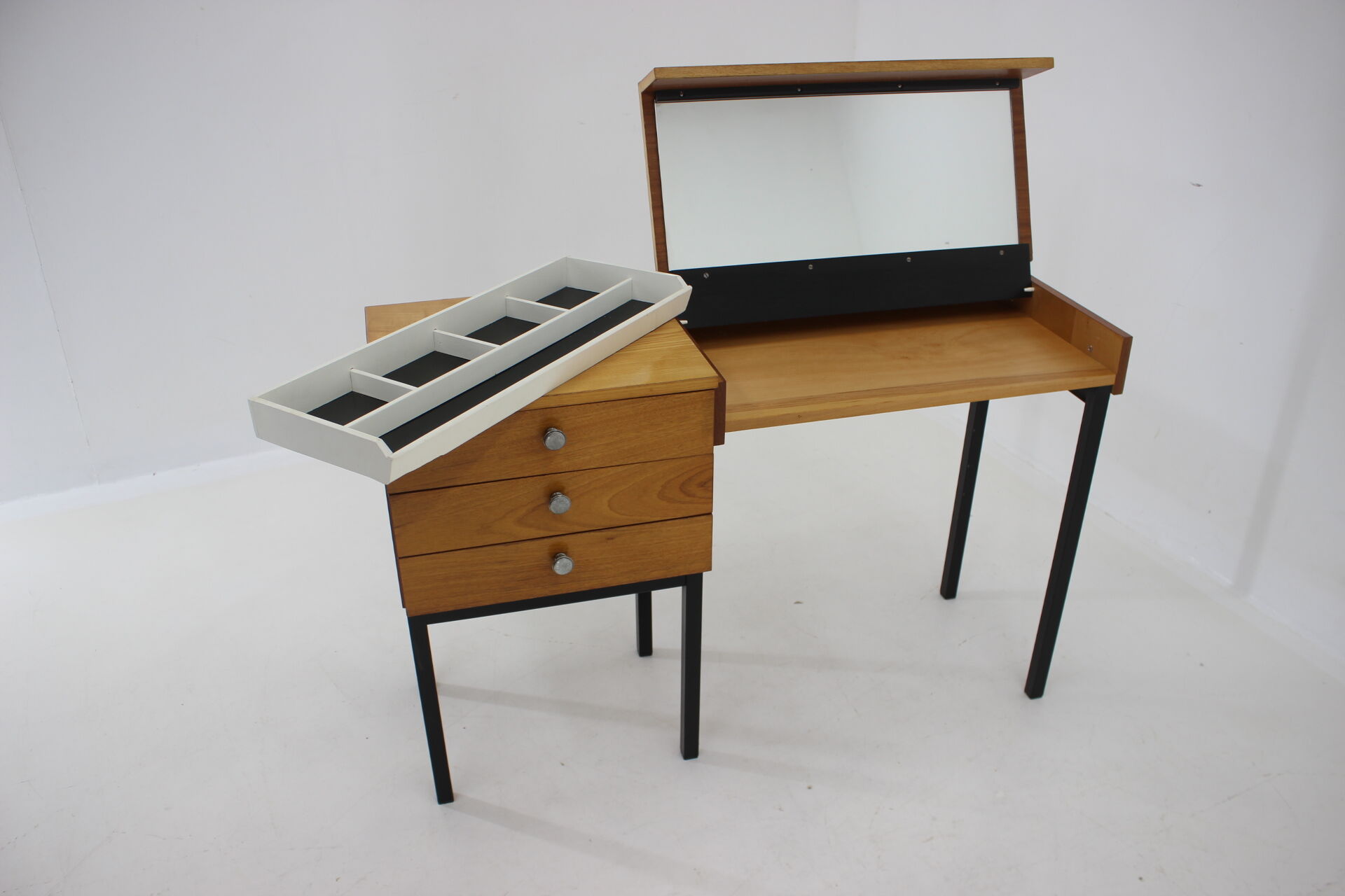 1970s Cabinet with Mirror by UP Zavody, Czechoslovakia