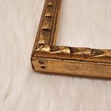 Golden wood frame with godrons