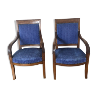 Vends 2 fauteuils style Louis Philippe