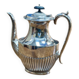 English silver-plated teapot, early 20th century