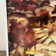 Surreal landscape, oil on canvas