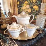 Coffee/tea pot, milk jug and sugar bowl