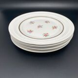 Small flower porcelain dessert plates