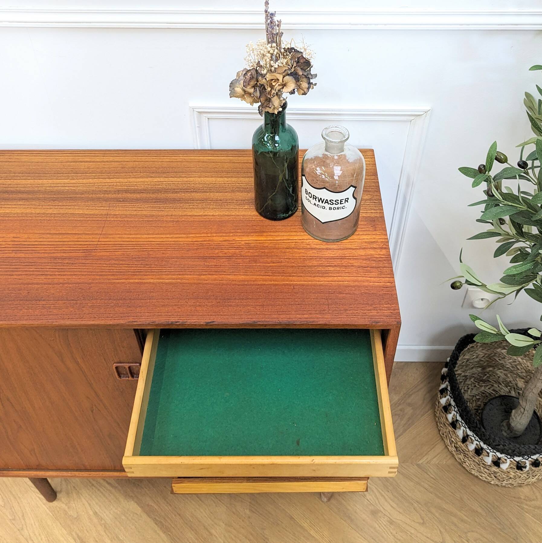 Vintage Scandinavian sideboard
