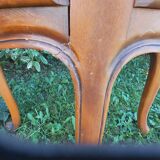 Set of three regency cane chairs