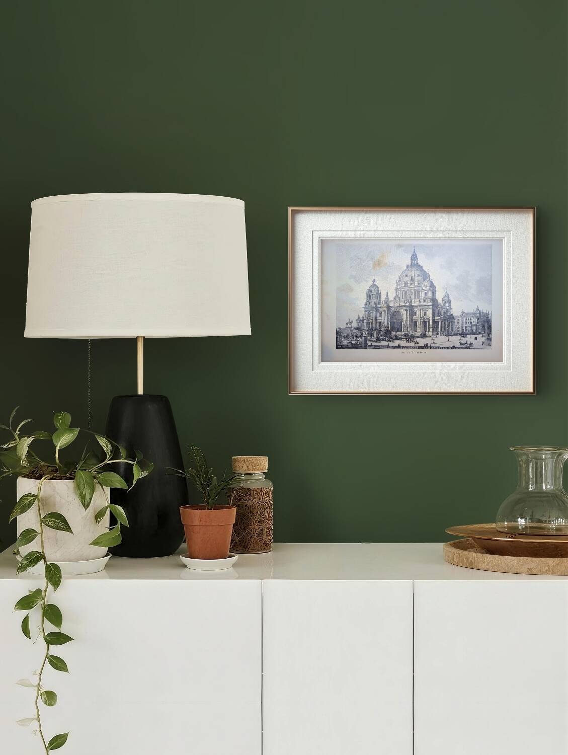 The Berlin Cathedral. Engraving printed in 1897.