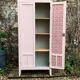 Parisian Art Deco wardrobe in pink, 1930.