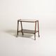 Stained Beech Serving Trolley, 1950s/60s