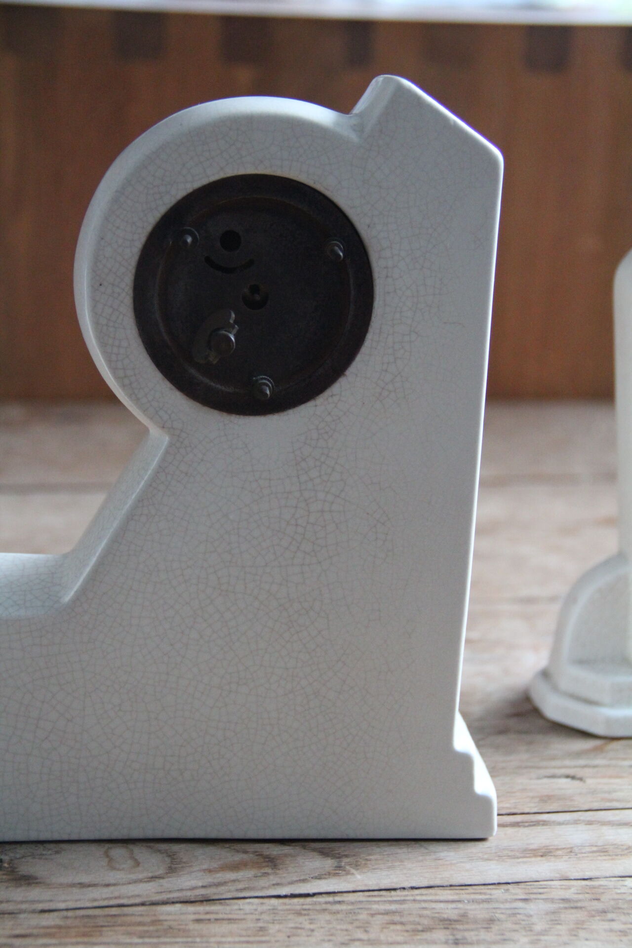 Clock pendulum art-deco fireplace decoration