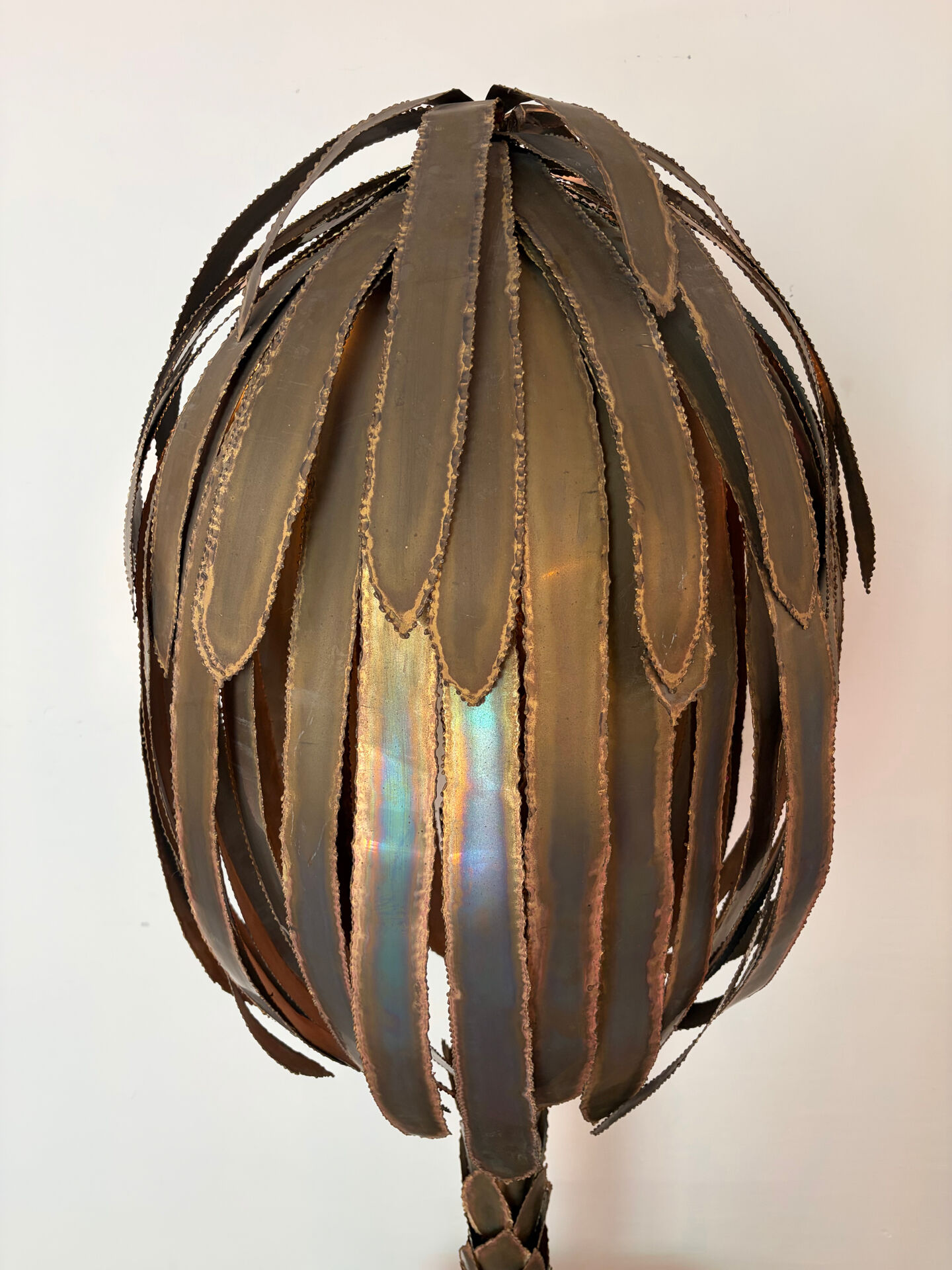 Lampadaire « palmier »  en laiton par Maison Jansen