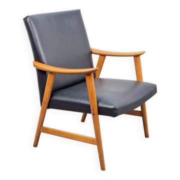 Vintage Beech Armchair from De Ster Gelderland, 1960s
