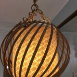 Rattan chandelier