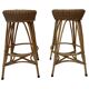 Vintage rotan bar stool 60s design