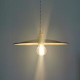 Suspension flat enamelled sheet black old, industrial, year 50