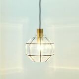 Mid-Century Glass Ceiling Light from Limburg, Germany, 1960s