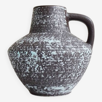 Vase de Strehla Ceramics, poterie du milieu du siècle
