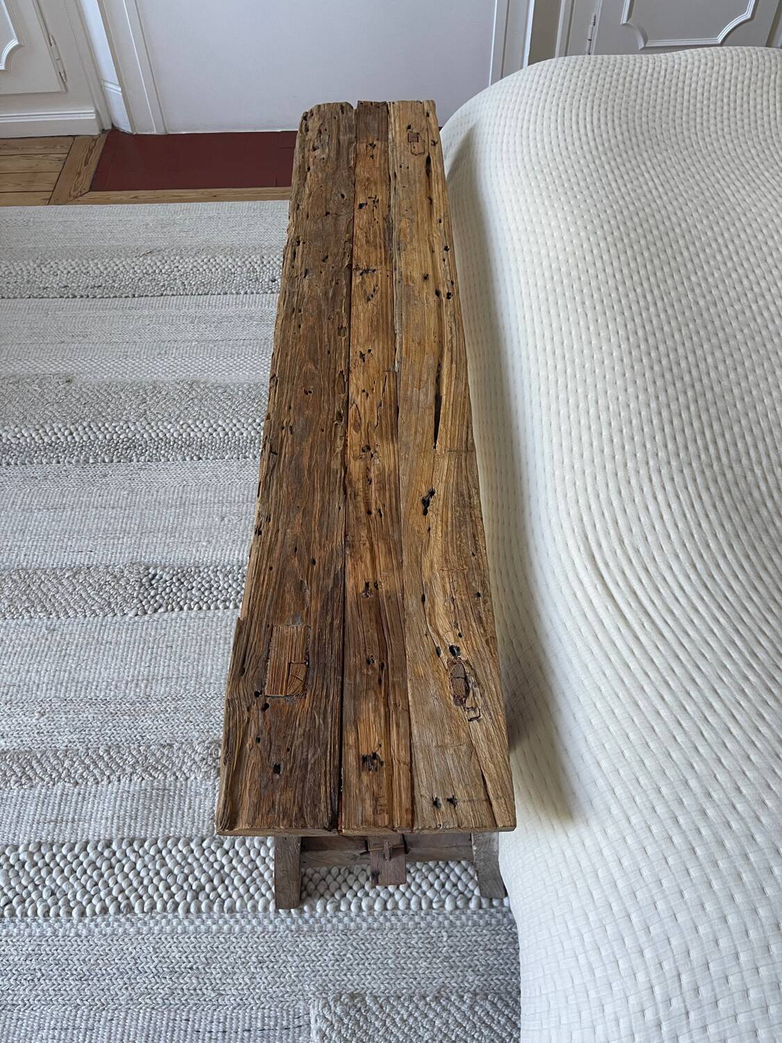 Vintage wooden bench