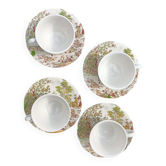 Ensemble de 4 Tasses rétro