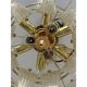 Palmette Murano glass chandelier
