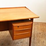 Mid-century danish teak desk by Peter Løvig Nielsen for Hedensted Møbelfabrik