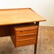 Mid-century danish teak desk by Peter Løvig Nielsen for Hedensted Møbelfabrik