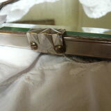 Mirror top art deco chrome bronze