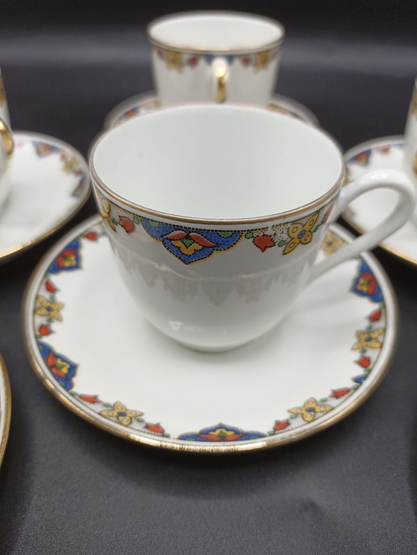 6 Cups art deco coffee - Jean Boyer