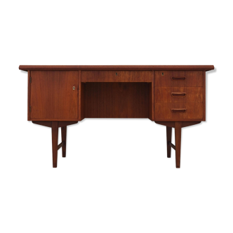 Teak desk, Danish design, 1970s, production: Denmark