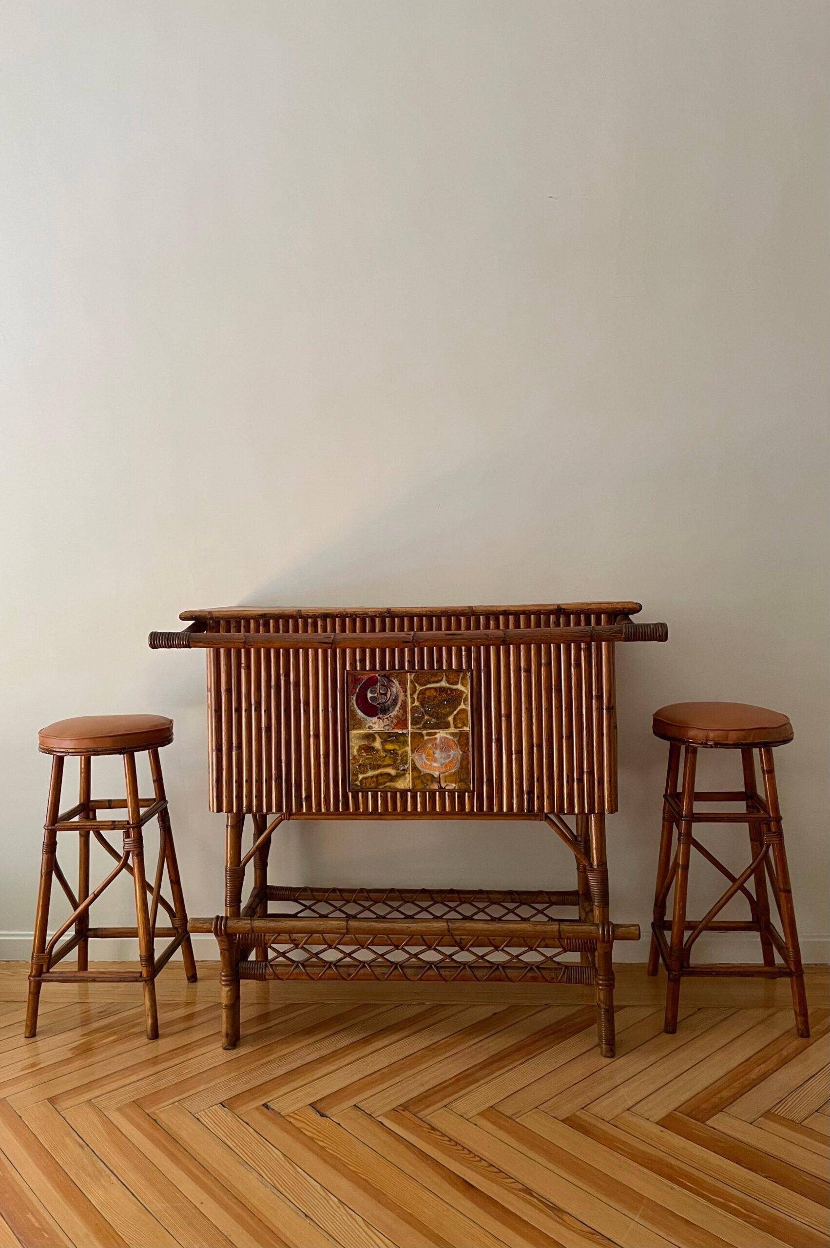 Bar en bambou par Adrien Audoux et Frida Minet