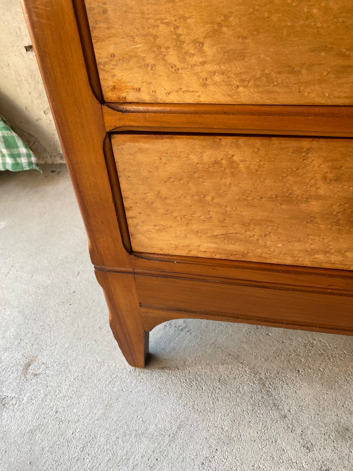 Art Deco hotel-style Parisian wardrobe chest or