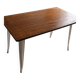 Industrial wood-effect table – 120 x 60 cm