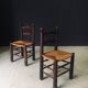 French Provincial Dining Chairs by Charles Dudouyt, France, 1940s, Set of 6