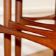 Scandinavian trundle tables made in teak Kai Kristiansen