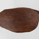 Mid-century Wabi Sabi stool or side table in oak, France ca. 1850