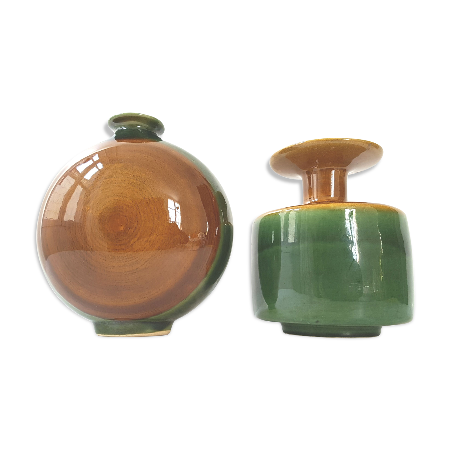 Set of 2 Edouardo Vega 1970 vintage vases