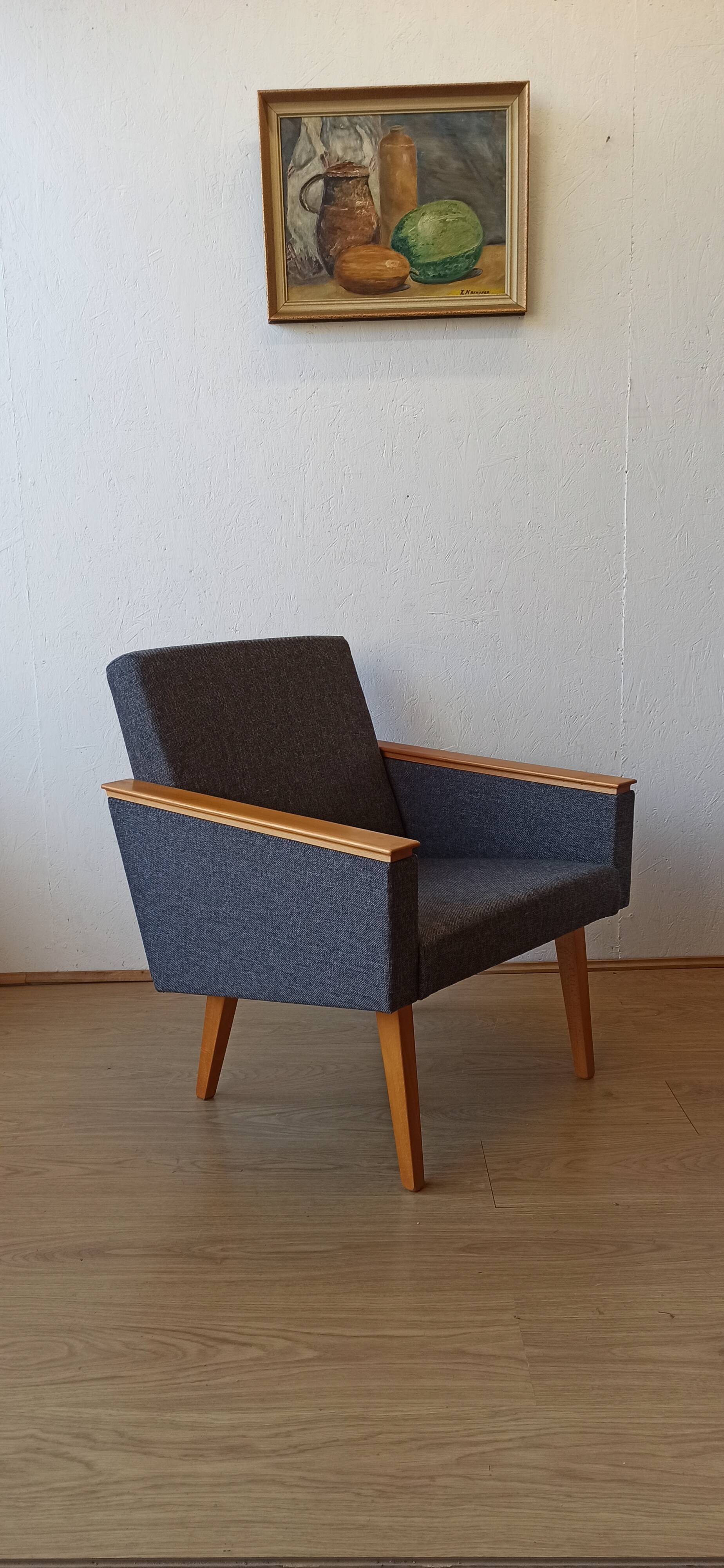Fauteuils modernes du milieu du siècle 1970. Ensemble de 2.