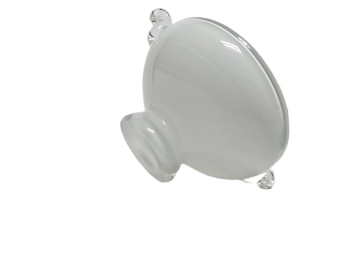 Glass basket from HSG Tarnowiec, Poland, 1970s