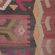 Vintage Turkish hallway rug 77x642 cm