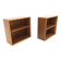 Set of 2 "Facett" walnut bedside tables, Bertil Fridhagen, Bodafors, Sweden, 1960