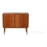 Meuble bar scandinave en teck des années 1950
