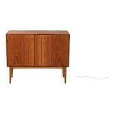 Meuble bar scandinave en teck des années 1950