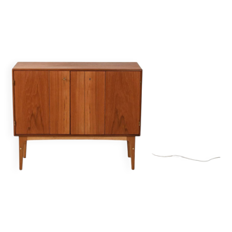 Meuble bar scandinave en teck des années 1950