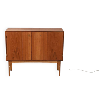 Scandinavian 1950s teak bar cabinet