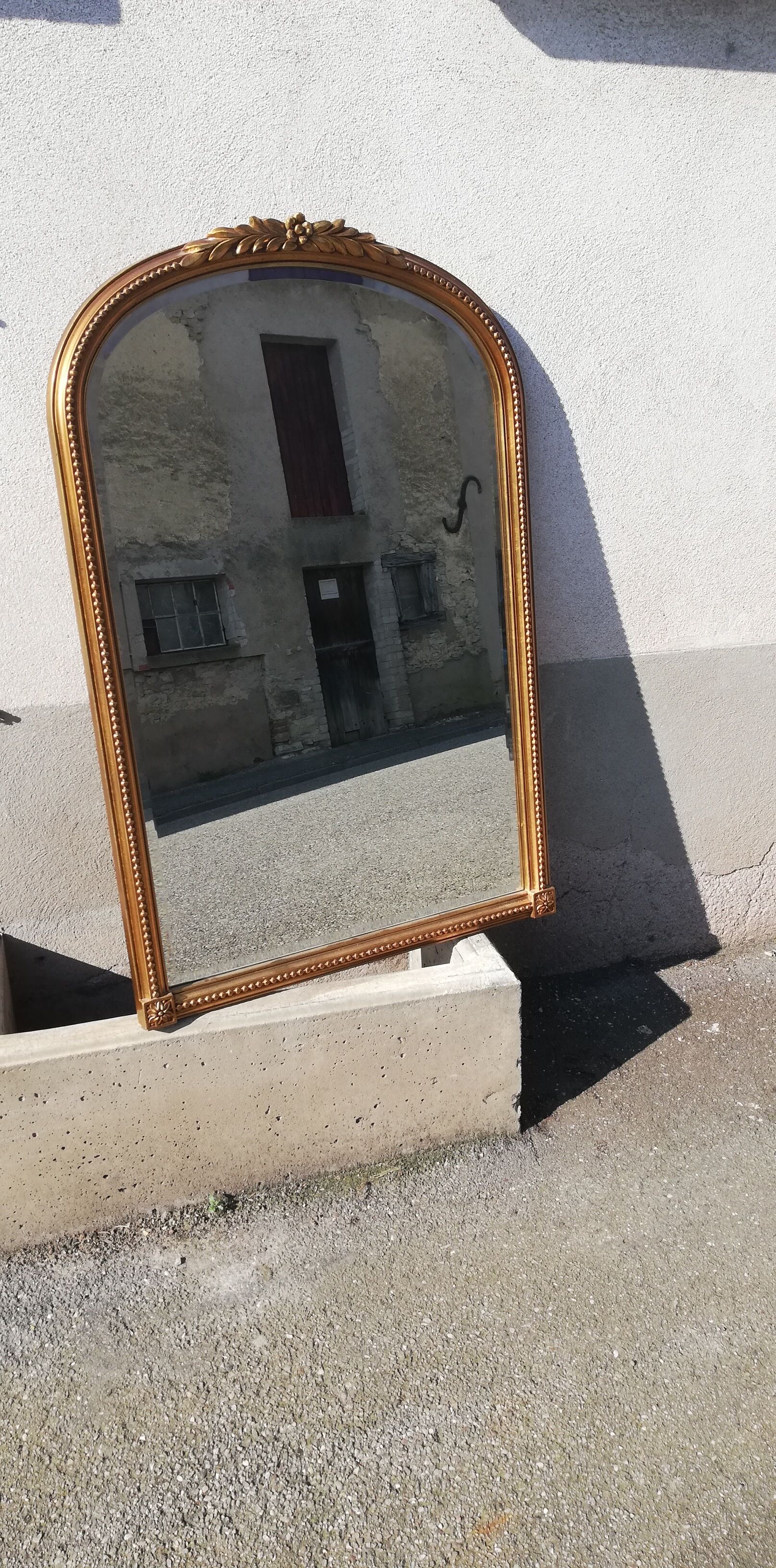 Miroir vintage doré
