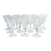 12 White Wine Glasses St Louis Camargue Model