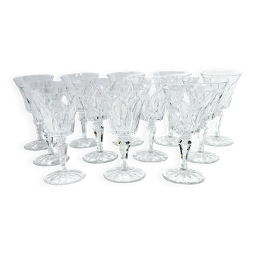 12 White Wine Glasses St Louis Camargue Model