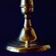 Pair of brass candlesticks