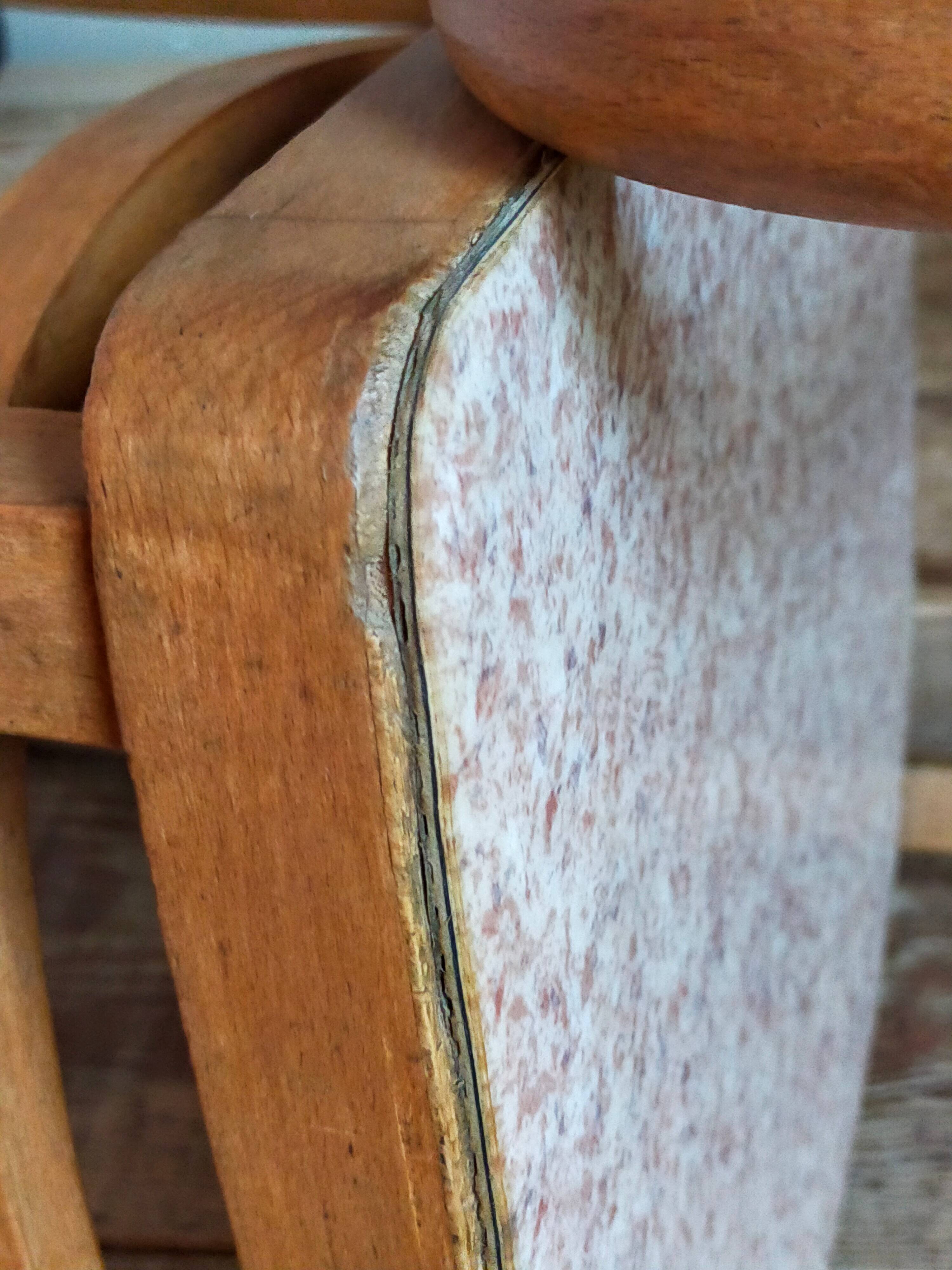 Children's armchair in old bent wood